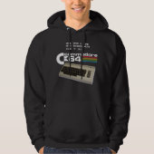 Commodore 64 C64 Logo Computer with Quote Load, 8, Hoodie (Vorderseite)