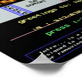 Commodore 64 Intro Screens 14" x 18" PE & TS Poster (Ecke)