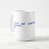 Commodore 64 Kein Kaffee Fehler Kaffeetasse (Vorderseite Links)