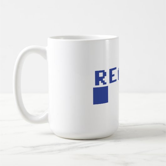 Commodore 64 Ready - Geek-Chic-Retro-Tasse Kaffeetasse (Links)