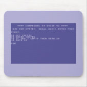 Commodore 64 Trinke Kaffee Basic Programm Mauspad (Vorne)
