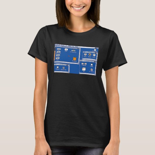 COMMODORE AMIGA Workbench Desktop v1 1 T-Shirt (Vorderseite)