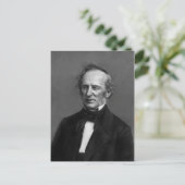 Commodore Cornelius Vanderbilt Portrait um 1850 Postkarte (Stehend Vorderseite)