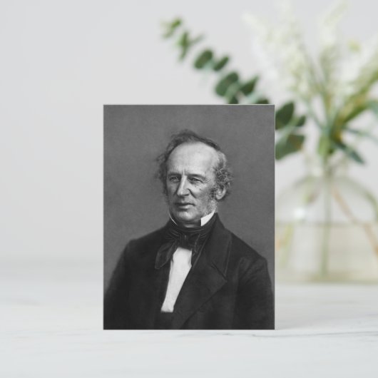 Commodore Cornelius Vanderbilt Portrait um 1850 Postkarte (Stehend Vorderseite)