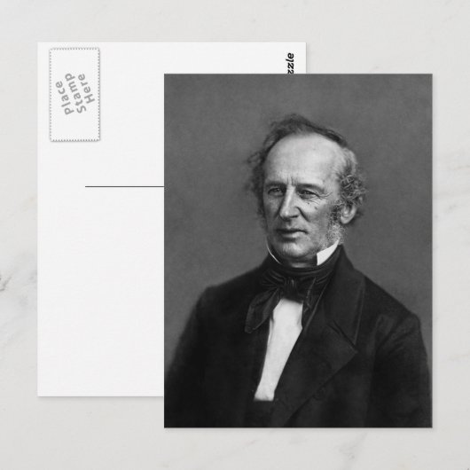 Commodore Cornelius Vanderbilt Portrait um 1850 Postkarte (Vorne/Hinten)
