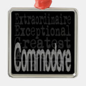 Commodore Extraordinaire Ornament Aus Metall (Vorne)