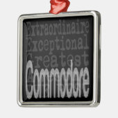 Commodore Extraordinaire Ornament Aus Metall (Links)