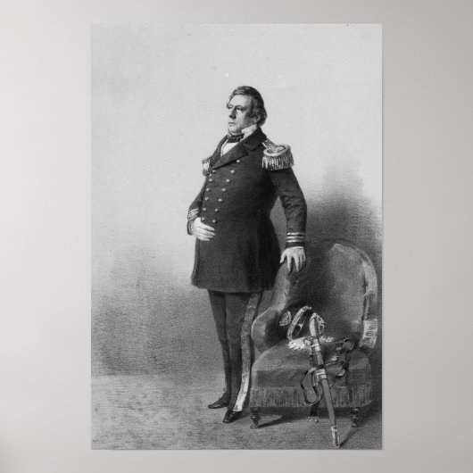 Commodore Matthew Calbraith Perry Poster (Vorne)