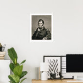 Commodore Oliver Hazard Perry (1785-1819), Gravur Poster (Heimbüro)