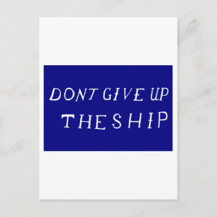 Commodore-Perry-Flagge Postkarte