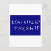 Commodore-Perry-Flagge Postkarte (Vorderseite)