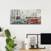 Commodore Perrys Geschenk einer Eisenbahn Poster (Heimbüro)