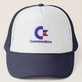 Commodore Retro Trucker Truckerkappe (Vorderseite)