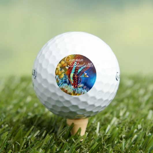 Common Bluebottle Golfball (Insitu T-Shirt)