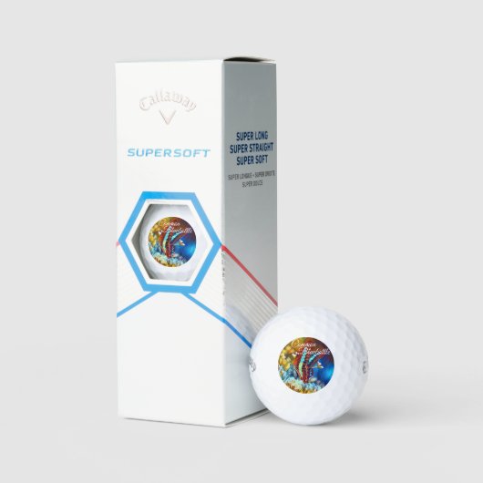 Common Bluebottle Golfball (Verpackung)