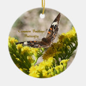 Common Buckey Butterfly Foto Ornament (Vorne)