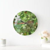 Common Darter Dragonfly Wall Clock Große Wanduhr (Zuhause)