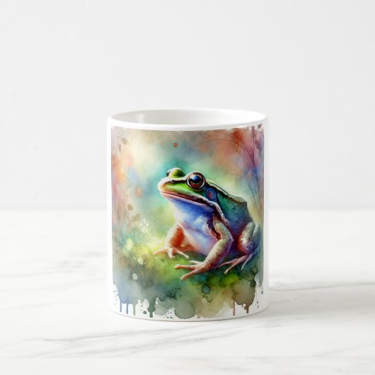 Common frog 131024AREF112 - Watercolor Kaffeetasse (Mittel)