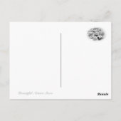 Common Garden Peony Postkarte (Rückseite)