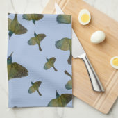 Common Grackle Green Blue Bird Flock Kittuch Geschirrtuch (Viertel Falte)