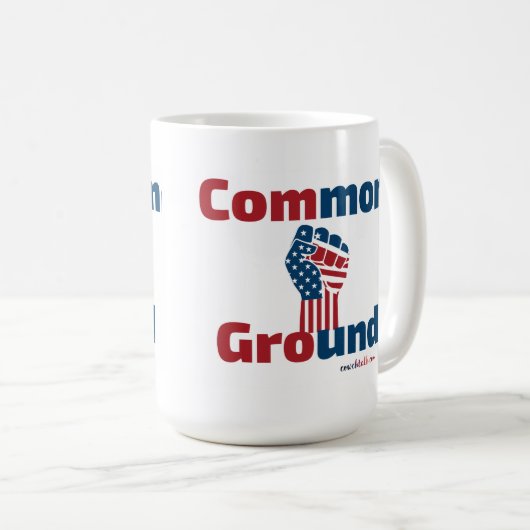 Common Ground Collection Tri-Blend-Shirt Kaffeetasse (VorderseiteRechts)