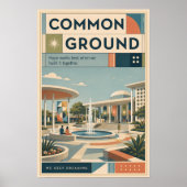 Common Ground Mid Century Modern Poster (Vorne)