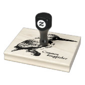 Common kingfisher gummistempel (Stempel)