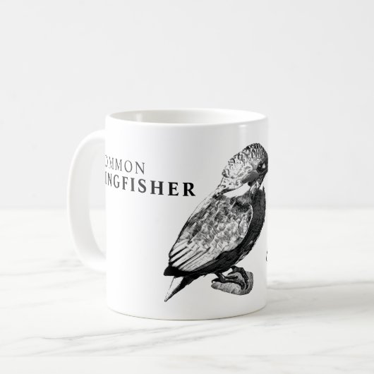 Common kingfisher kaffeetasse (Vorderseite Links)