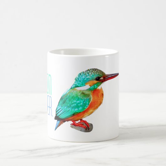Common Kingfisher Kaffeetasse (Mittel)