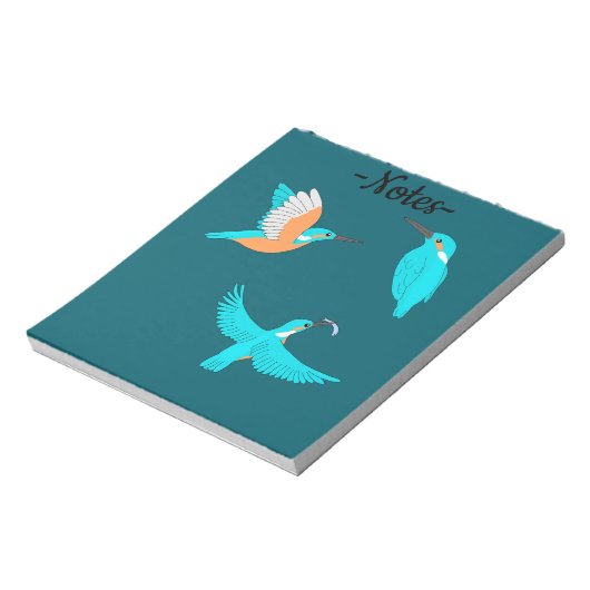 Common Kingfishers Notizblock (Rotiert)