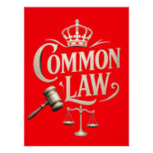 COMMON LAW POSTER (Vorderseite)