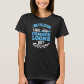Common Loon Bird Ducks Cute T-Shirt (Vorderseite)