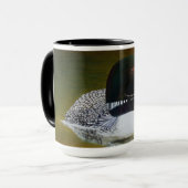 Common Loon Coffee Tasse 15oz (Vorderseite Links)