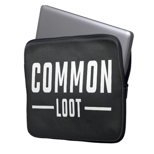 Common Loot Gamer Laptop-Sieb Laptopschutzhülle (Vorderseite Links)