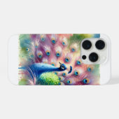 Common Peacock 270624AREF122 - Watercolor iPhone Hülle (Rückseite (Horizontal))