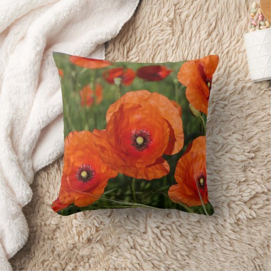Common Poppies Kissen (Decke)