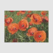 Common Poppies  Seidenpapier (Vorderseite)