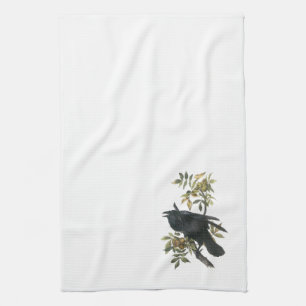 Common Raven von Audubon Handtuch
