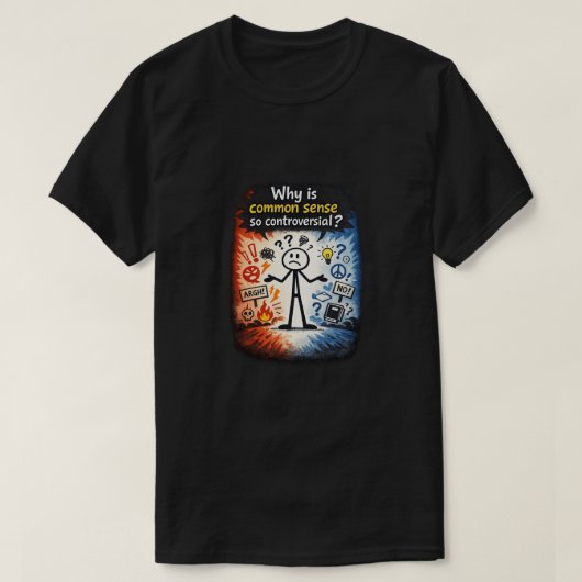 Common Sense (7) T-Shirt (Design vorne)