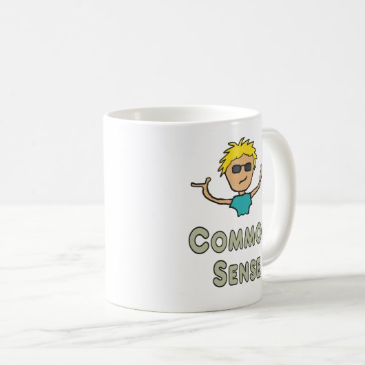 Common Sense Kaffeetasse (VorderseiteRechts)