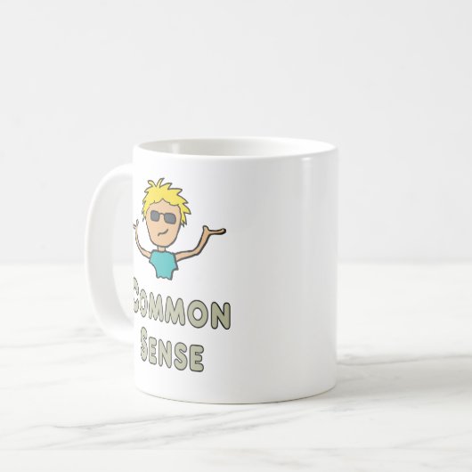 Common Sense Kaffeetasse (Vorderseite Links)