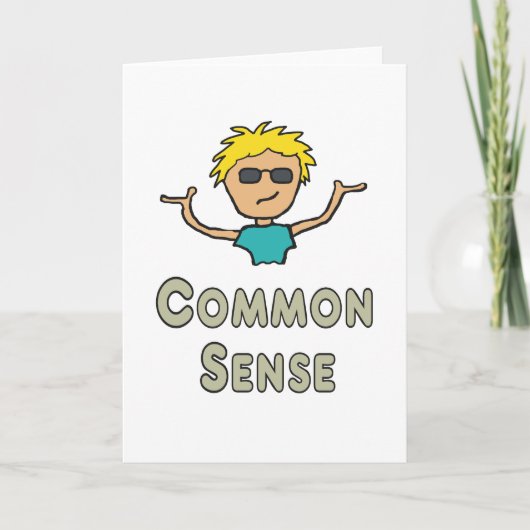 Common Sense Karte (Vorderseite)