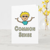 Common Sense Karte (Gelbe Blume)