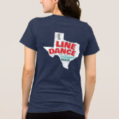 Common Sense Line Dance-Shirt Tri-Blend Shirt (Rückseite)