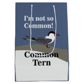 Common Tern Seabird Bird Funny Mittlere Geschenktüte (Rückseite)