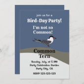 Common Tern Seabird Funny Birthday Party Einladung (Vorne/Hinten)