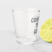 Common Tier Loot Gamer Gray Slogan Schnapsglas (Links)