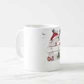 Commons Christmas Shirt mit Commins Name für lusti Kaffeetasse (Vorderseite Links)