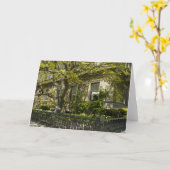 Commonwealth-Allee Gbd, Boston MA #2 Karte (Gelbe Blume)