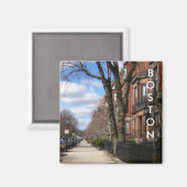 Commonwealth Avenue Magnet (Vorderseite/Rückseite)